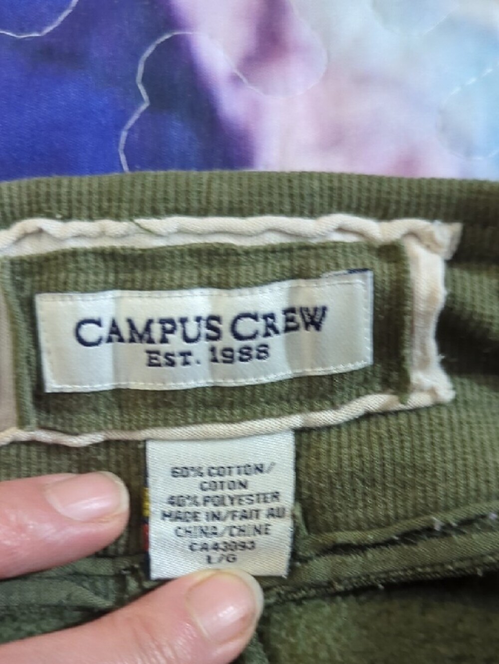 Campus Crew Michigan State Olive Green Jogger Sweatpants – Women’s Large - Picture 2 of 16
